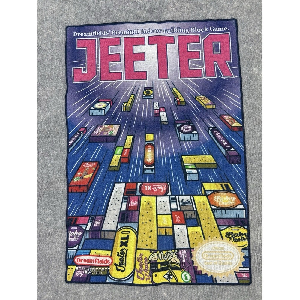 Jeeter‎ Apparel Men's XXL Tetris Nintendo Gameboy Logo Graphic Tee Shirt 2XL - Picture 2 of 13